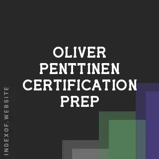 Oliver Penttinen Certification Prep | Indexof