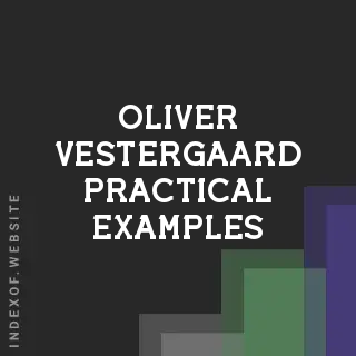 Oliver Vestergaard Practical Examples | Indexof