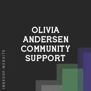 Olivia Andersen Community Support | Indexof
