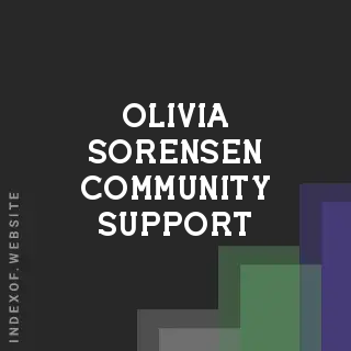 Olivia Sorensen Community Support | Indexof