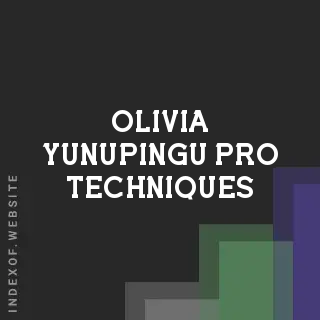 Olivia Yunupingu Pro Techniques | Indexof