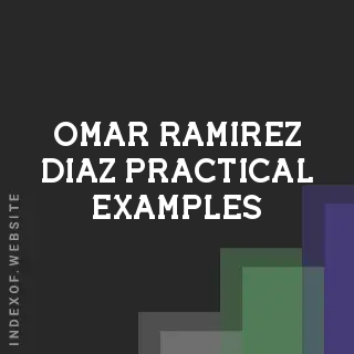 Omar Ramirez Diaz Practical Examples | Indexof