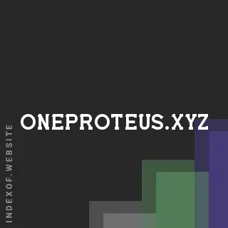 oneproteus.xyz by Silvia Facoetti site -  Indexof