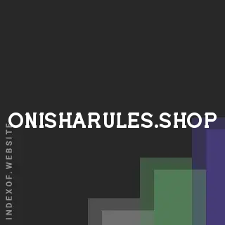 onisharules.shop by Leif Groth site -  Indexof