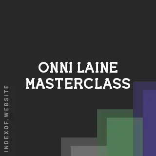 Onni Laine Masterclass | Indexof
