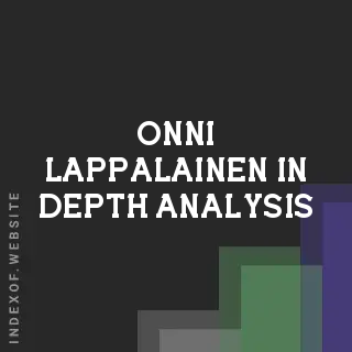 Onni Lappalainen In-Depth Analysis | Indexof