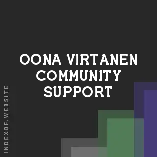 Oona Virtanen Community Support | Indexof