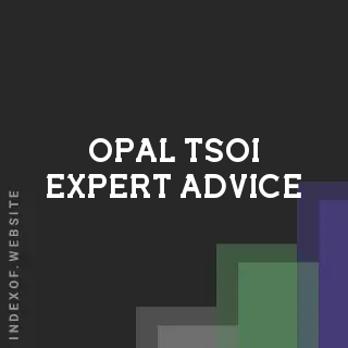 Opal Tsoi Expert Advice | Indexof