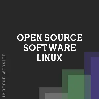 open source software linux | Indexof