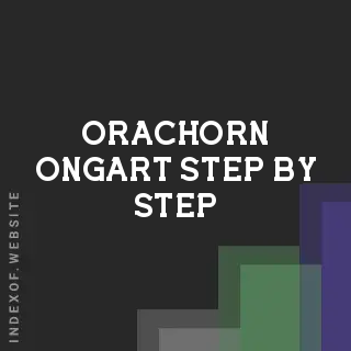 Orachorn Ongart Step-by-Step | Indexof