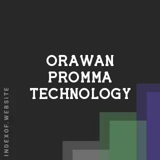 Orawan Promma Technology | Indexof
