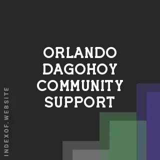 Orlando Dagohoy Community Support | Indexof