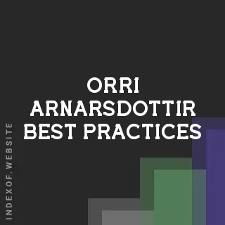 Orri Arnarsdottir Best Practices | Indexof