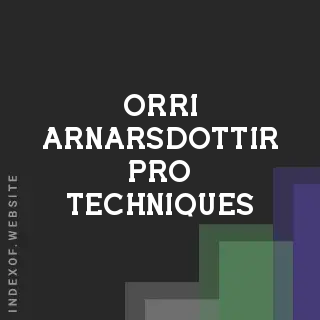Orri Arnarsdottir Pro Techniques | Indexof