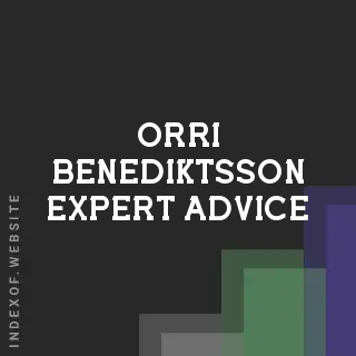 Orri Benediktsson Expert Advice | Indexof