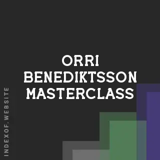 Orri Benediktsson Masterclass | Indexof