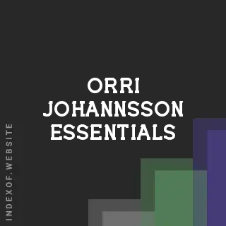 Orri Johannsson Essentials | Indexof