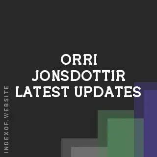 Orri Jonsdottir Latest Updates | Indexof