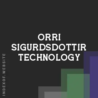Orri Sigurdsdottir Technology | Indexof