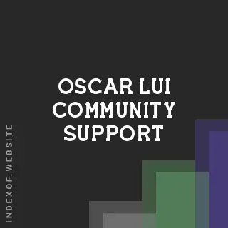 Oscar Lui Community Support | Indexof
