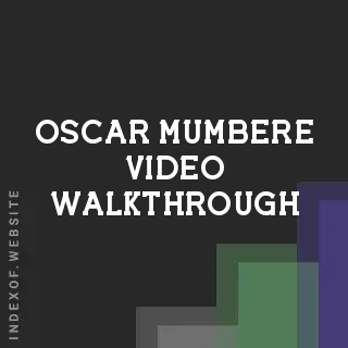 Oscar Mumbere Video Walkthrough | Indexof