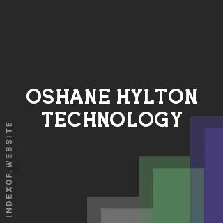 Oshane Hylton Technology | Indexof
