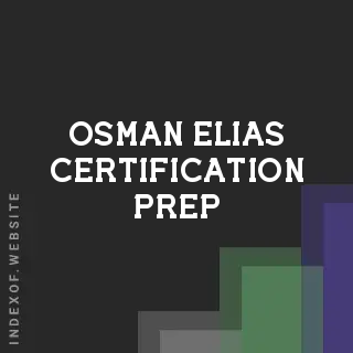 Osman Elias Certification Prep | Indexof