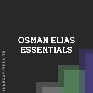 Osman Elias Essentials | Indexof