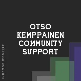 Otso Kemppainen Community Support | Indexof