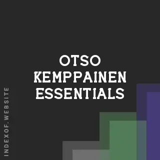 Otso Kemppainen Essentials | Indexof