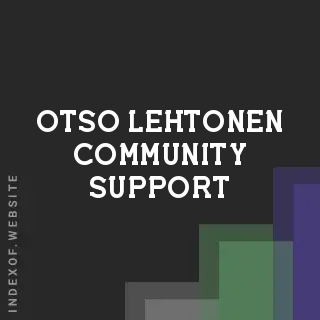 Otso Lehtonen Community Support | Indexof