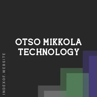 Otso Mikkola Technology | Indexof