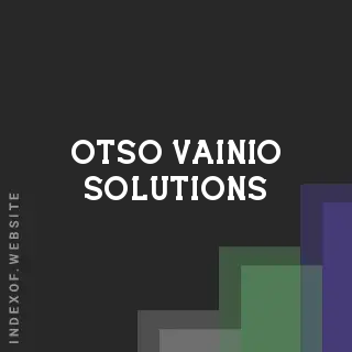 Otso Vainio Solutions | Indexof