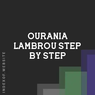 Ourania Lambrou Step-by-Step | Indexof
