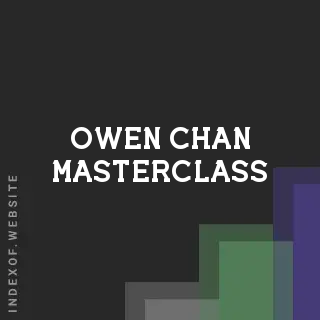 Owen Chan Masterclass | Indexof