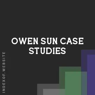 Owen Sun Case Studies | Indexof