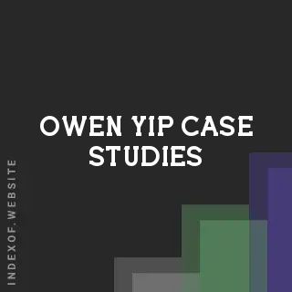 Owen Yip Case Studies | Indexof