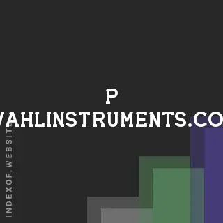 p-wahlinstruments.com by Matteo Barone site -  Indexof