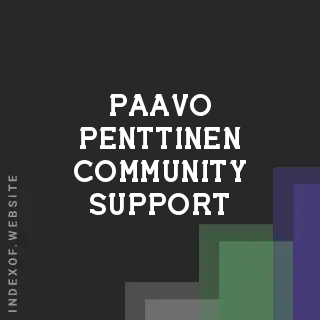Paavo Penttinen Community Support | Indexof