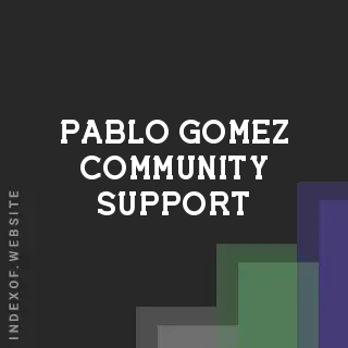 Pablo Gomez Community Support | Indexof
