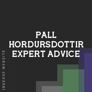 Pall Hordursdottir Expert Advice | Indexof