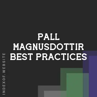 Pall Magnusdottir Best Practices | Indexof