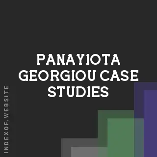 Panayiota Georgiou Case Studies | Indexof