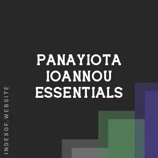 Panayiota Ioannou Essentials | Indexof