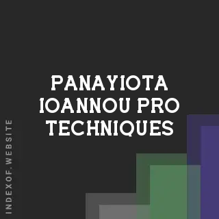 Panayiota Ioannou Pro Techniques | Indexof