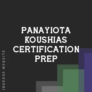 Panayiota Koushias Certification Prep | Indexof