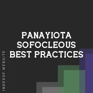 Panayiota Sofocleous Best Practices | Indexof