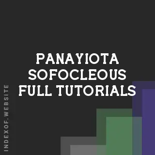 Panayiota Sofocleous Full Tutorials | Indexof