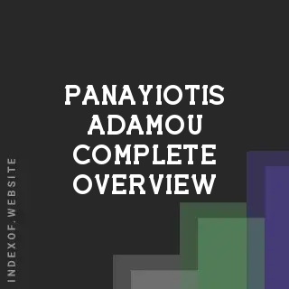 Panayiotis Adamou Complete Overview | Indexof