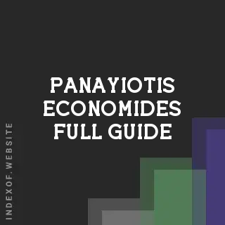 Panayiotis Economides Full Guide | Indexof